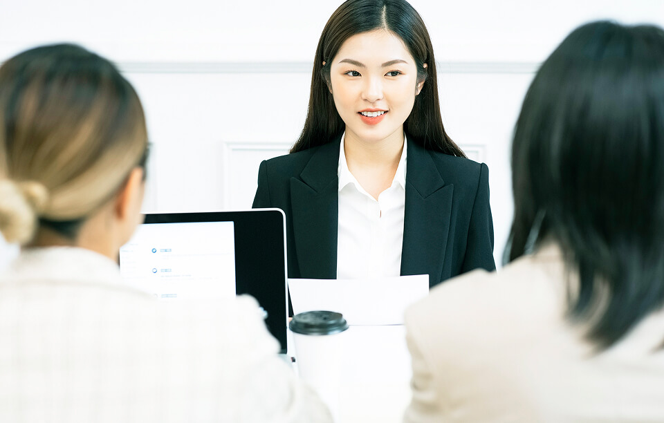 模擬面接の様子