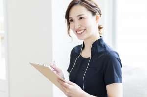 関西空港でのコスメの中国語スタッフ