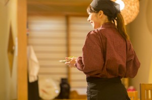 観光地の宿泊旅館スタッフ