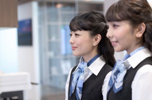 携帯ショップのスタッフ